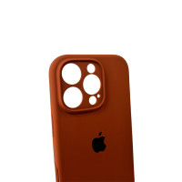 Чохол для смартфона Silicone Full Case AA Camera Protect for Apple iPhone 16 Pro Max 42,Saddle Brown (Колір Saddle-Brown) - фото № 5