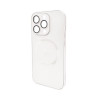Чохол для смартфона AG Glass Matt Frame Color MagSafe Logo for Apple iPhone 15 Pro Pearly White (AGMattFrameMGiP15PWhite)