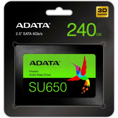 Твердотельный накопитель ADATA Ultimate SU650 240 ГБ 2,5 дюйма SATA III 3D NAND TLC (ASU650SS-240GT-R) - изображение 3