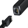 USB-Hub Baseus Lite Series Ethernet Adapter USB-A to RJ45 LAN Port (1000Mbps) Black (7073)- № 3