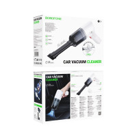 Автомобільний пилосос BOROFONE FC4 Diamond brushless portable car vacuum cleaner White (Колір White) - фото № 2