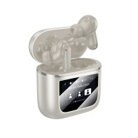 Бездротові навушники BOROFONE BW67 Gorgeous true wireless ANC+ENC noise reduction touch screen BT headset Champagne Gold (Цвет Champagne-Gold) - фото № 2