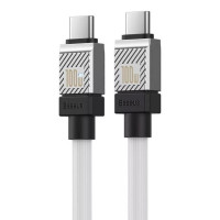 Кабель Baseus CoolPlay Series Fast Charging Cable Type-C to Type-C 100W 1m White (Колір White) - фото № 4