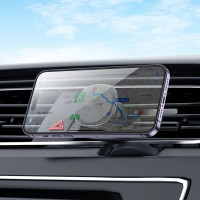 Автотримач для телефона BOROFONE BH102 Cloud magnetic car holder(air outlet) Black (Колір Черный) - фото № 8