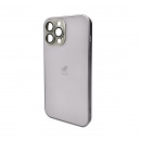 Чохол для смартфона AG Glass Matt Frame Color Logo for Apple iPhone 11 Pro Max Titanium Grey