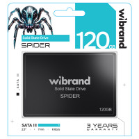Накопичувач SSD Wibrand Spider 120GB 2.5