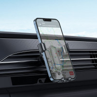 Автотримач для телефона BOROFONE BH74 Rock air outlet gravity car holder Black (Колір Черный) - фото № 6