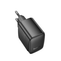 Мережевий зарядний пристрій HOCO CS61A Bright PD30W+QC3.0 charger (EU) Black (Цвет 7073) - фото № 4