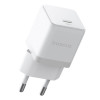 Мережевий зарядний пристрій Baseus Palm Fast Charger 1C 20W EU Moon White (with Baseus Mini White Cable USB-C to USB-C 60W (20V/3A) 1m Moon White) (Moon-White)- № 5