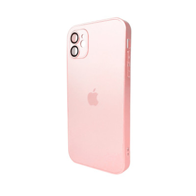 Чохол для смартфона AG Glass Matt Frame Color MagSafe Logo for Apple iPhone 11 Chanel Pink - изображение 1