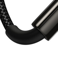Кабель Baseus Tungsten Gold Fast Charging Data Cable USB to Type-C 100W 2m Black (Колір 7073) - фото № 7