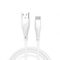 Кабель WUW-X196 USB Micro 2,4A 1m white