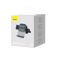 Автотримач для телефона Baseus Easy Control Clamp Car Mount Holder (Air Outlet Version)Black (Цвет 7073) - фото № 2