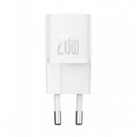 Мережевий зарядний пристрій Baseus  GaN5S Fast Charger 1C 20W EU Moon White