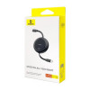 Кабель Baseus Free2Draw Mini Retractable Charging Cable Type-C to Type-C 100W 1m Cluster Black (Черный)- № 3
