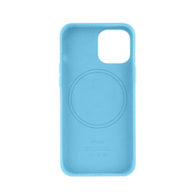 Чохол для смартфона Leather AAA Full Magsafe IC for iPhone 15 Pro Sky Blue - изображение 2