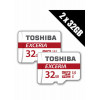microSDHC (UHS-1 U3) Toshiba Exceria 32Gb class 10 (R90MB/s) (adapter SD) - зображення 2