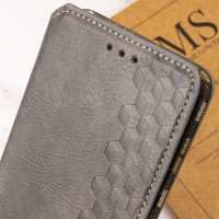 Чохол-книжка для смартфона Rubic Leather for Samsung Galaxy A25 Grey (Колір 30812) - фото № 5