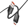 Кабель BOROFONE BU53 5A Meteor fast charging data cable Type-C Black (7073)- № 2