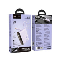 Зовнішній акумулятор HOCO J139 Hero 22.5W+PD20W fully compatible power bank(Type-C)(10000mAh) Purple (Колір Фиолетовый) - фото № 2