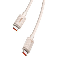 Кабель Baseus Habitat Series Fast Charging Cable Type-C to Type-C 100W 2m Wheat Pink (Колір Wheat Pink) - фото № 6