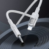 Аудiокабель HOCO UPA27 Spirit transparent digital audio conversion cable iP Black (Черный)- № 4