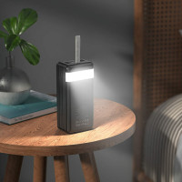 Зовнішній акумулятор HOCO J86B Electric 22.5W fully compatible power bank(60000mAh) Black (Цвет 7073) - фото № 5