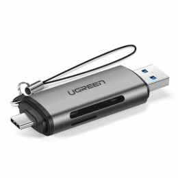 Кардрiдер UGREEN CM185 USB-C/USB-A Card Reader (UGR-50706)