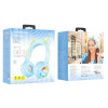 Навушники BOROFONE BO15 Cat ear BT headphones Baby Blue - изображение 4