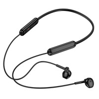 Бездротові навушники BOROFONE BE70 Light neck-hanging BT earphones obsidian black (Цвет Black) - фото № 3