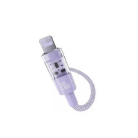 Кабель Baseus Gem Fast-Charging Data Cable USB-C to iP 20W 1m Nebula Purple  - фото № 3