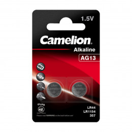 Батарейка CAMELION AG13 Button cell BP2 2шт (C-12050213)