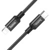 Кабель HOCO X14 Type-C to iP 3A, 20W, 3m, nylon, aluminum connectors, Black - изображение 2