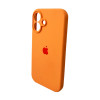 Чохол для смартфона Silicone Full Case AA Camera Protect for Apple iPhone 16 34,Papaya (Papaya)- № 4