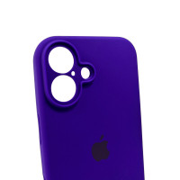 Чохол для смартфона Silicone Full Case AA Camera Protect for Apple iPhone 16 22,Dark Purple (Колір Dark-Purple) - фото № 6
