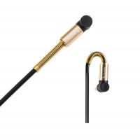 Аудіокабель HOCO UPA02 AUX Spring Audio cable Black (Цвет Black) - фото № 5