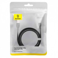 Кабель Baseus Pudding Series Fast Charging Cable USB to Type-C 100W 1.2m Cluster Black (Цвет Cluster Black) - фото № 2