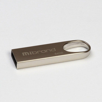 Flash Mibrand USB 2.0 Irbis 64Gb Silver - зображення 1