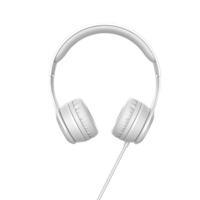 Навушники HOCO W21 Graceful charm wire control headphones Gray - изображение 1