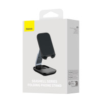 Тримач для телефона Baseus Seashell Series Folding Phone Stand Cluster Black (Колір 7073) - фото № 2