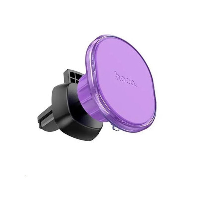 Тримач для мобільного HOCO H1 Crystal magnetic car holder(air outlet) Romantic Purple - зображення 1