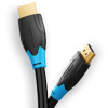 Кабель Vention Flat HDMI v2.0 Cable Плоский 1M Black (VAA-B02-L100) - зображення 2