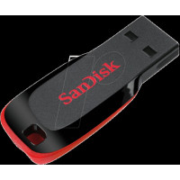 Флеш-накопичувач SanDisk USB 2.0 Cruzer Blade 32Gb Black/Red (Цвет Черный) - фото № 7