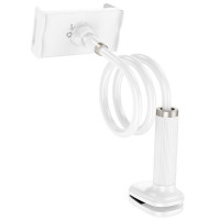 Тримач для телефона HOCO HD10 Bamboo lazy stand White (Колір Білий) - фото № 3
