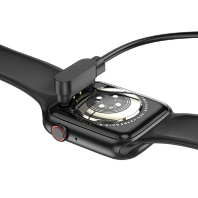 Кабель HOCO Y5/Y6/Y7/Y8/Y5 Pro Smart watch charging cable Black (6931474760838) - изображение 2