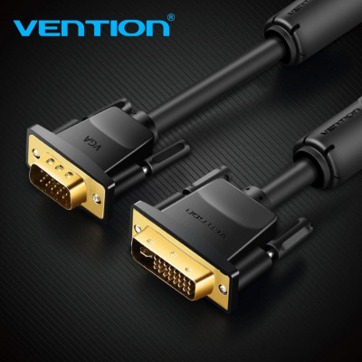 Кабель Vention DVI(24+5) to VGA Cable 3M Black (EACBI) - изображение 2