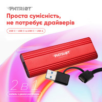 Портативний SSD Patriot Transporter Lite 512GB Type-C  - фото № 6
