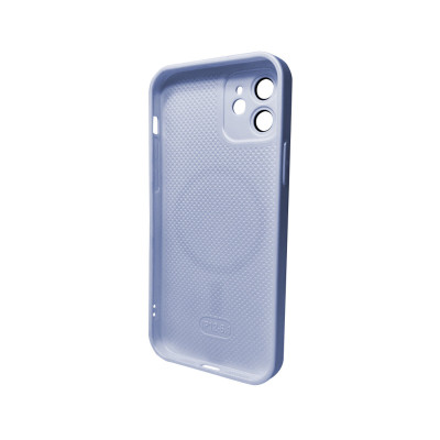 Чохол для смартфона AG Glass Matt Frame Color MagSafe Logo for Apple iPhone 12 Sierra Blue - зображення 2