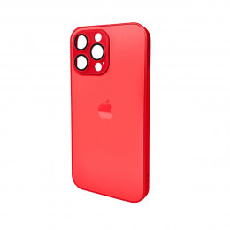 Чохол для смартфона AG Glass Matt Frame Color Logo for Apple iPhone 14 Pro Max Coke Red