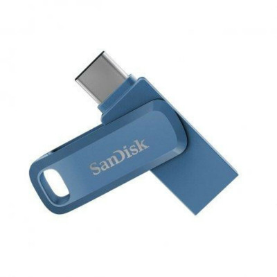 Flash SanDisk USB 3.1 Ultra Dual Go Type-C 128Gb (150 Mb/s) Navy Blue - зображення 1